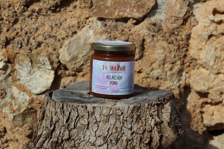 Jar of Apple jam by Es Molinot